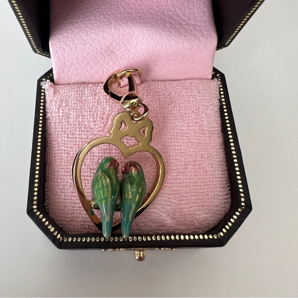 New Juicy Couture Love Birds Retired Charm Pendant Original Box YJRU1618 Rare - Picture 5 of 7